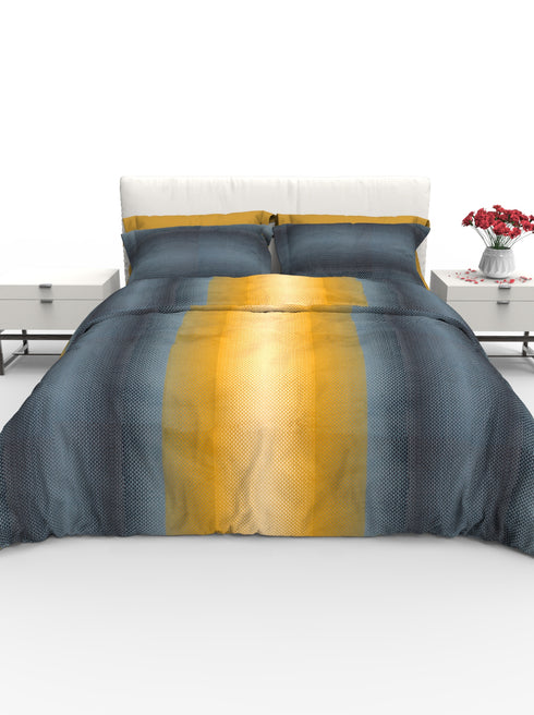 Carmel King 100% Cotton Satin King Size Bedsheet with 2 Pillow Covers - Extra Soft - 220 TC Satin Weave - 2